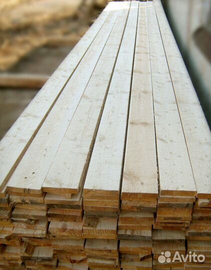 Доска обрезная естественной влажности с доставкой