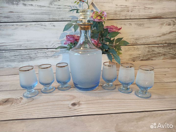 Графин с рюмками СССР