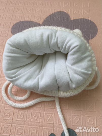 Шапка зимняя для новорожденных