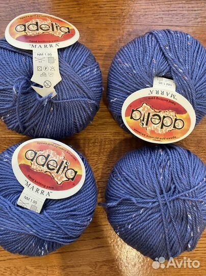 Пряжа для вязания 50 шерст. 50 акрил