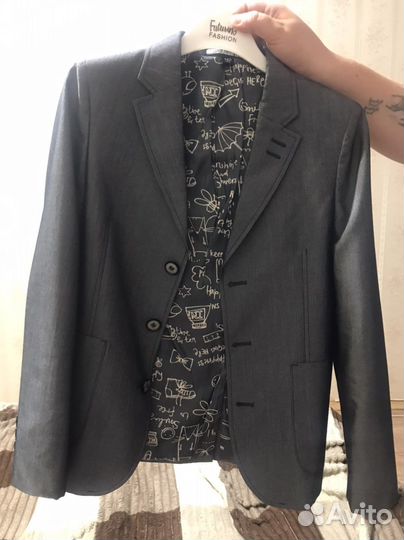 Пиджак школьный модный)
