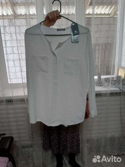 Рубашка белая женская 52 54