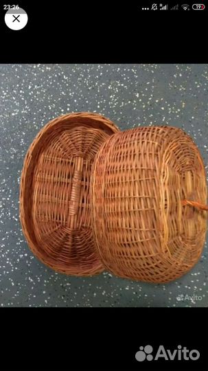 Корзина с крышкой