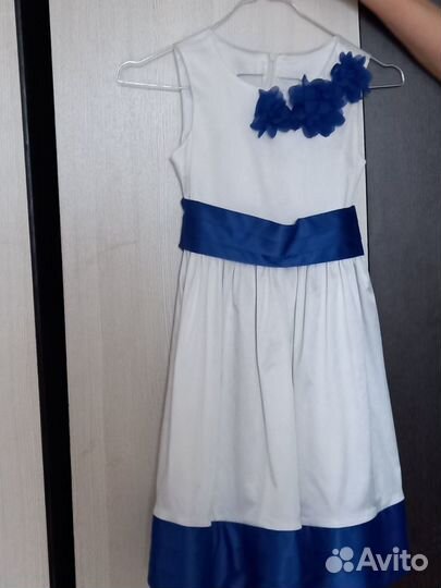 Платье для девочки праздничное, рост 128-134