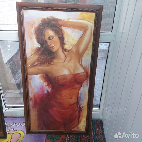 Картина женщина