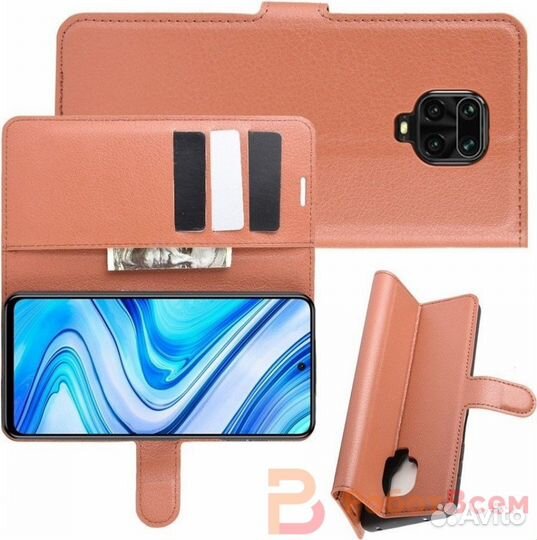 Чехол книжка для Xiaomi Redmi Note 9 Pro / 9S - цв