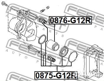 Поршень суппорта тормозного заднего