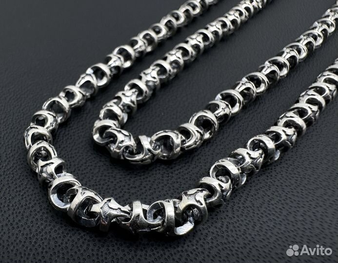 Серебряная цепочка литье Авторкая