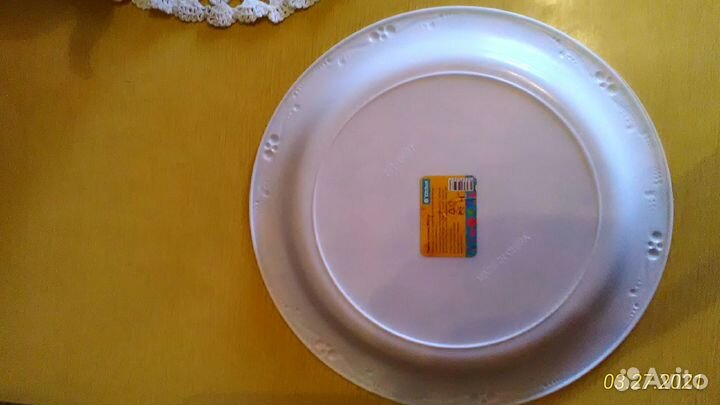 Поднос, большая тарелка, диаметр 32см