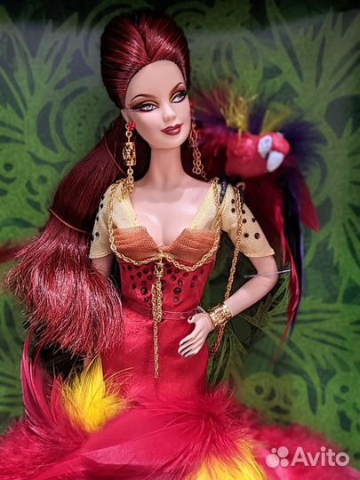 Коллекционная кукла Барби Алый попугай