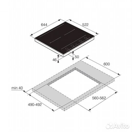 Индукционная панель Asko HID654GC