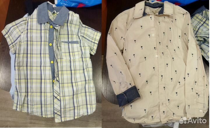 Рубашки и брюки на мальчика 92, 110, 116, 128