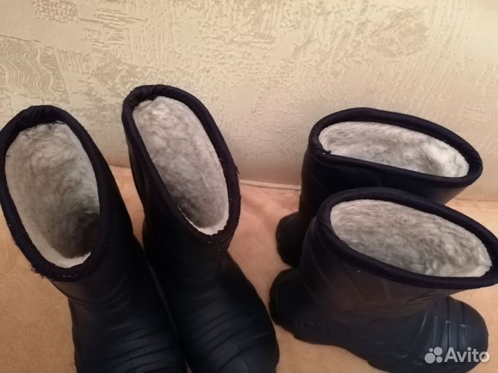 Сапоги детские утеплённые