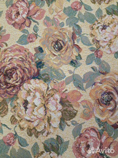 Ткань гобелен Голландские Цветы с хлопком (вид4)