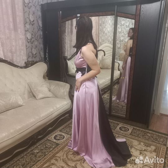 Вечернее платье в пол со шлейфом 46-48