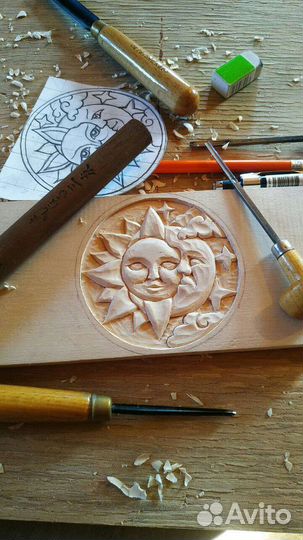 Ручная резьба по дереву по вашим фото