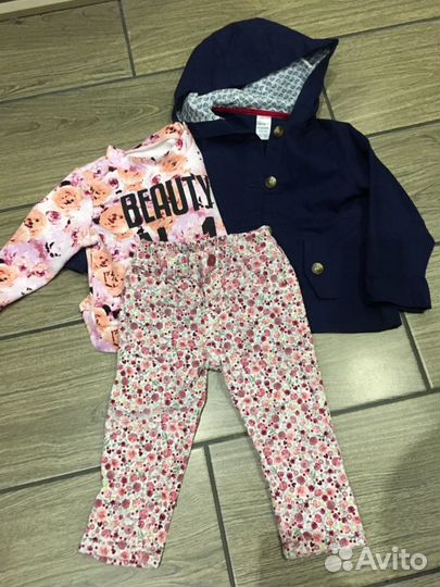Комплект на девочку, Carter’s, mothercare
