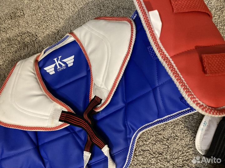 Комплект защиты и кимоно для тхэквондо детская