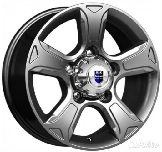 K&K Атлант 7x16 5х139,7 108.6 35 Дарк Платинум