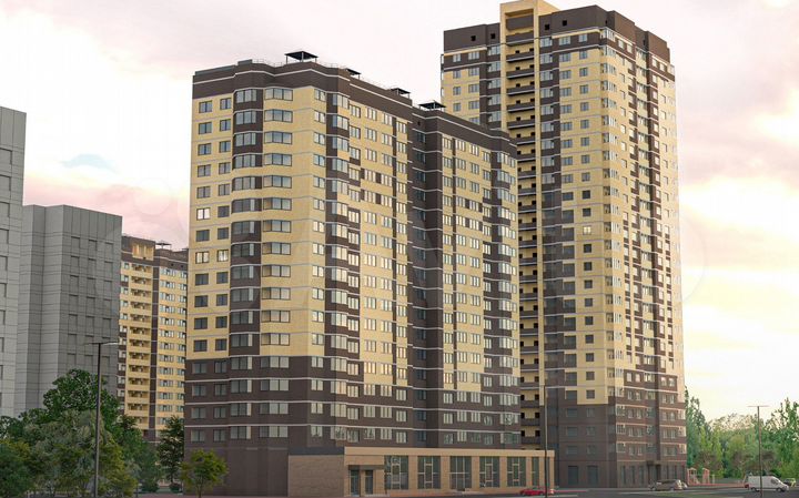 1-к. квартира, 48,5 м², 13/19 эт.