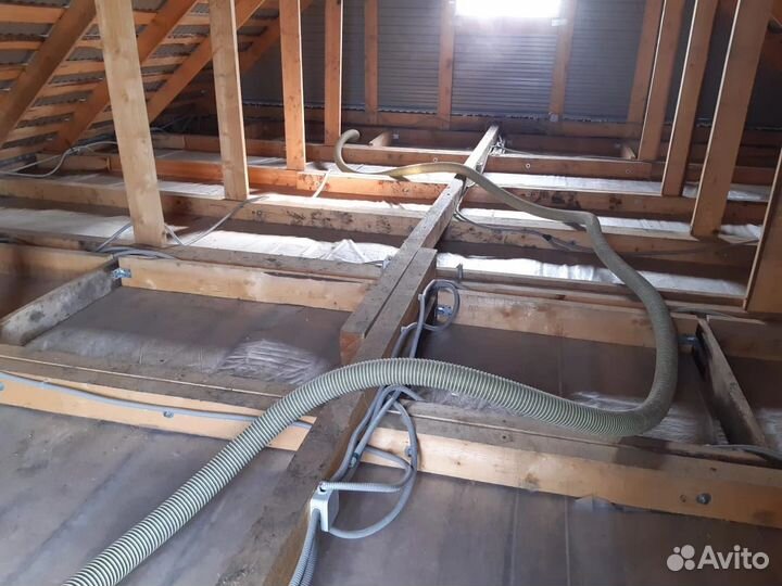 Утепление эковатой