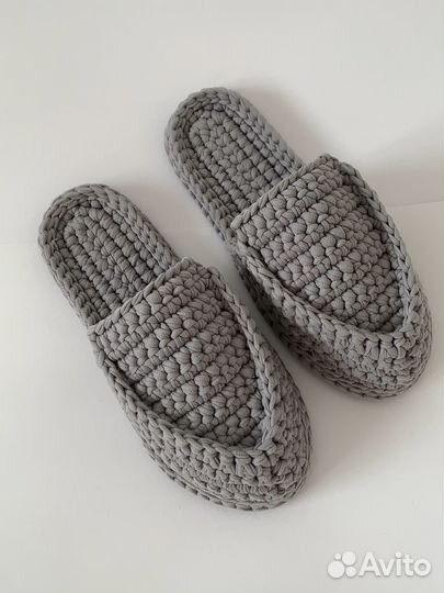 Мюли женские вязаные