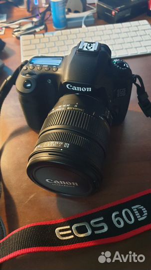 Фотоаппарат Canon EOS 60D c обьективом Sigma DC