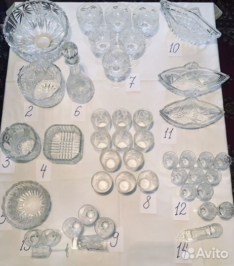 Рюмки водочные хрустальные СССР