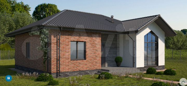 Дом 101 м² на участке 9 сот.