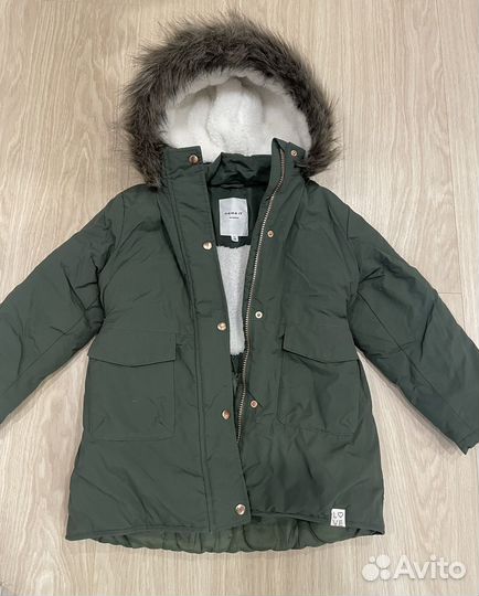 Парка осенняя для девочки name it 122