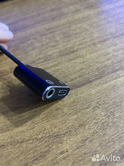 Переходник type c - jack 3.5(aux) + type c