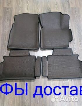 Эва Коврики 3D с бортами для авто