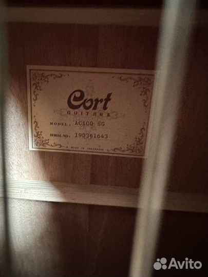 Классическая гитара cort AC 100