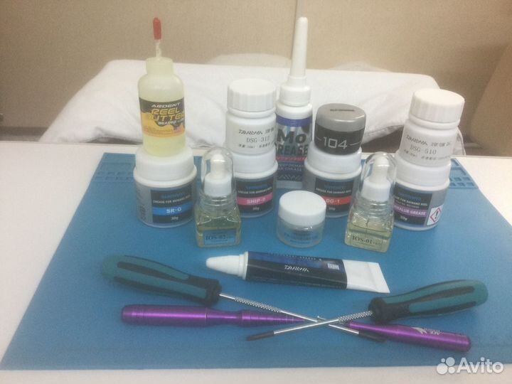 Тех. обслуживание и ремонт рыболовных катушек