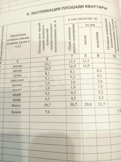 2-к. квартира, 50,7 м², 2/2 эт.