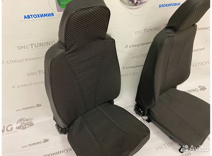 Чехлы сидений УАЗ 452, Буханка с 2016, 2 места