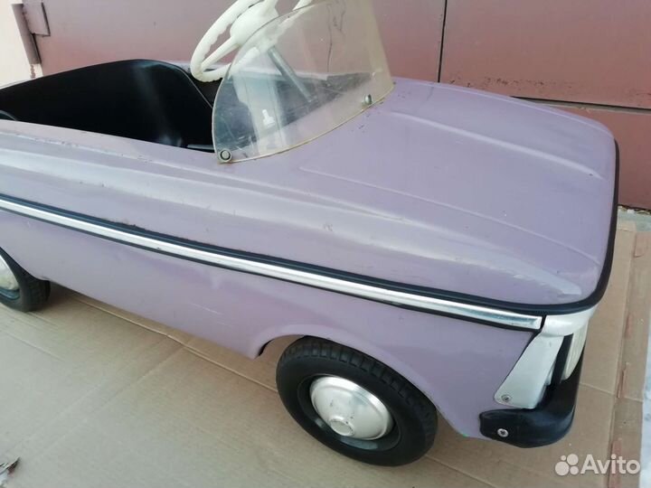 Педальный москвич СССР. Сохран