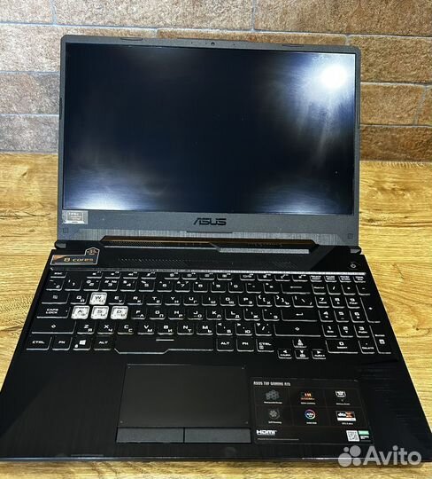 Игровой ноутбук asus 8 ядер/144ghz/gtx1650