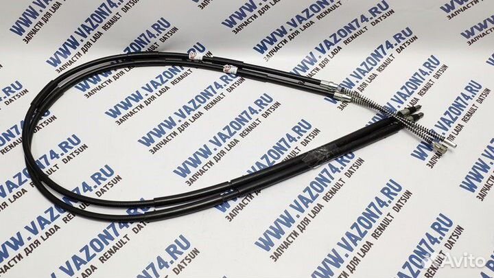 Трос ручного тормоза (2 шт. боченки) 2110-15, Кали