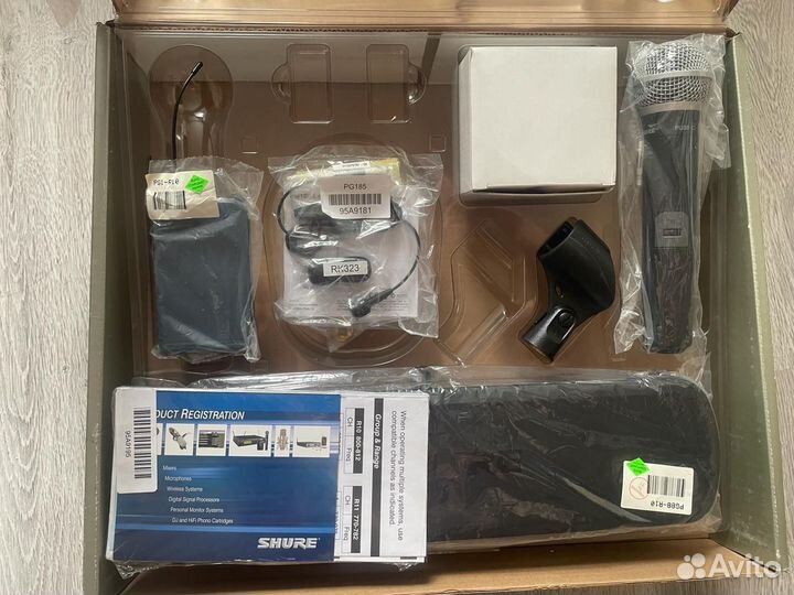 Радиосистемы Shure в ориг. коробках