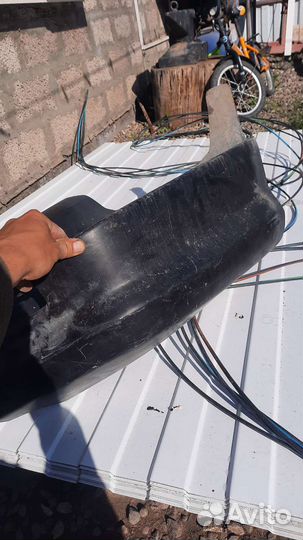 Накладки заднего бампера лендкрузер 100.470