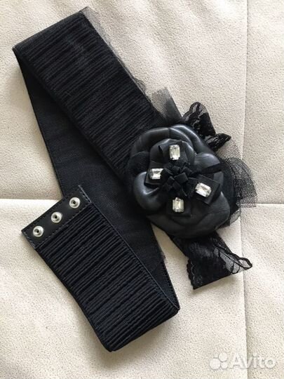 Пояс ремень (брошь ручной работы)