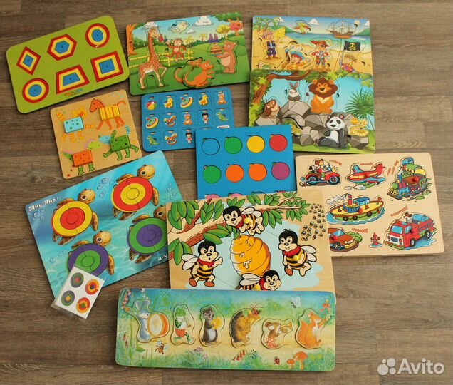 Развивающие игрушки от 2 лет пакетом