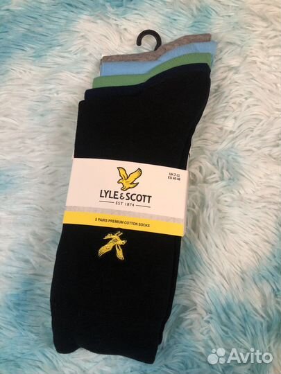 Носки Оригинальные Lyle & Scott 5 пар Новые
