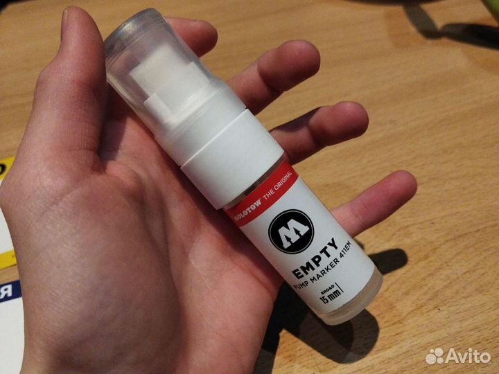 Наклейки, маркер molotow 411empty 15 mm