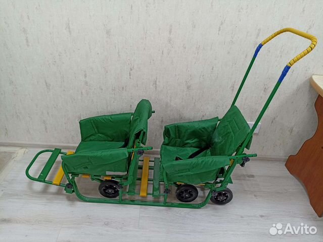 Санки коляска для двойни или погодок