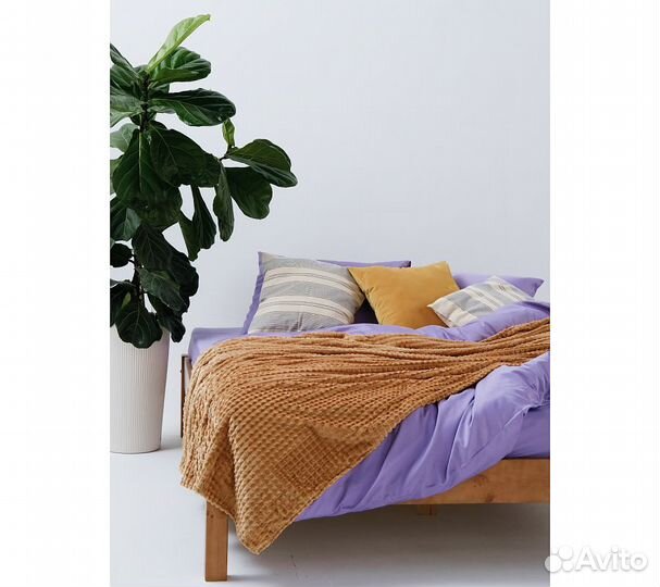 Плед GoodNight Велсофт Velvet 200х220, мокко