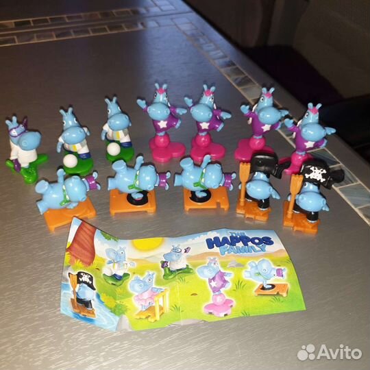 Бегемотики киндер сюрприз hippo kinder surprise