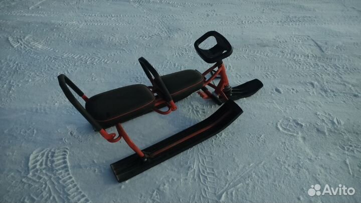 Снегокат для двоих бу