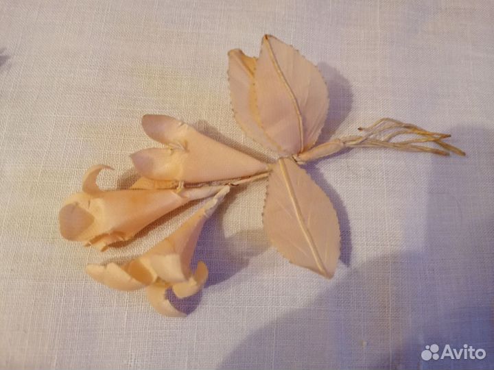 Букет цветов из ткани Винтаж времен СССР